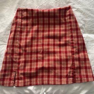 Brandy Melville Cara Skirt Red/Orange
